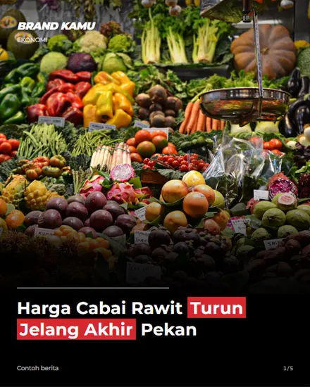 Contoh carousel berita buatan InstaDeck